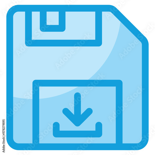 Save Icon Element For Design