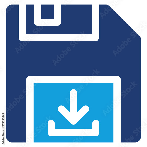 Save Icon Element For Design