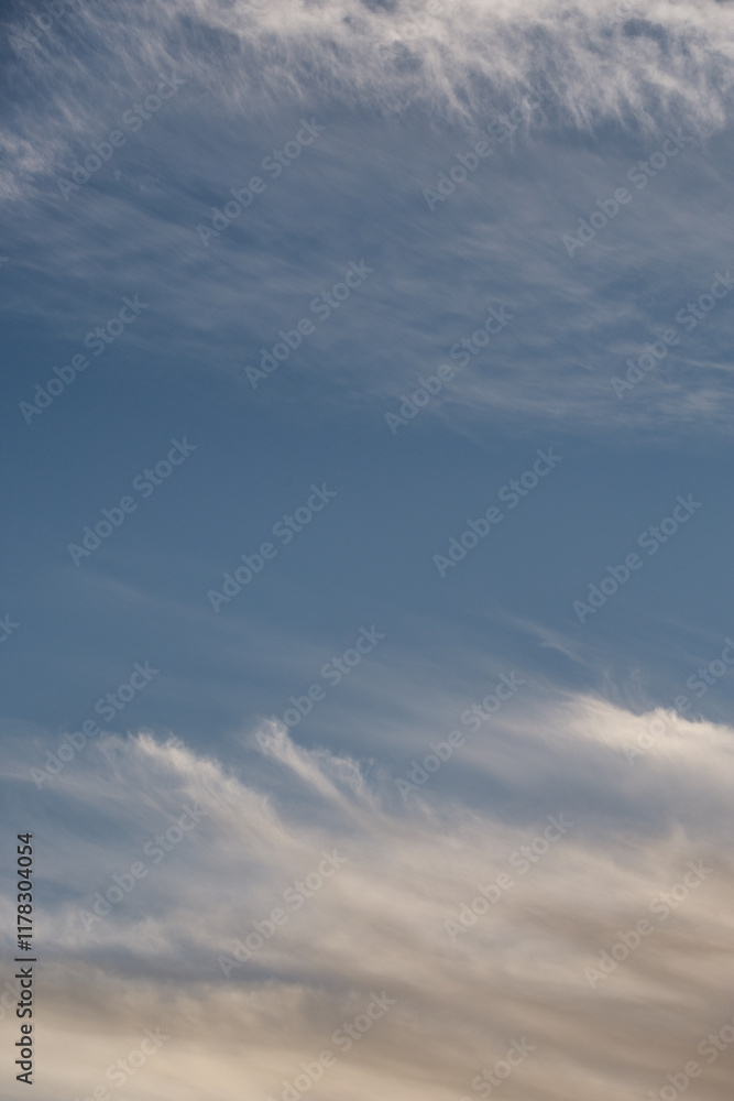 blue sky with clouds