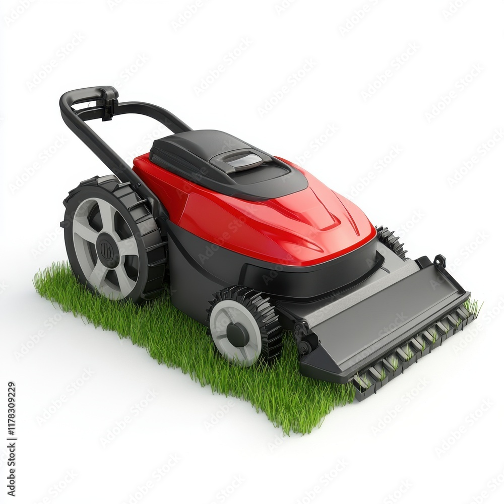 Fototapeta premium Automatic Lawn Mower 