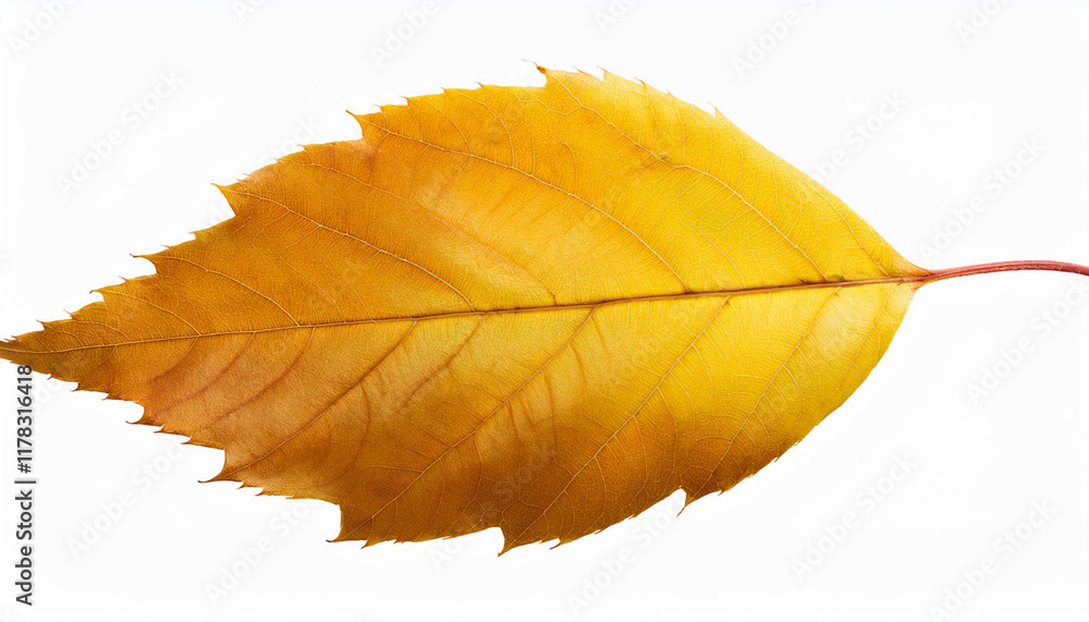 yellow autumn leaf isolated yellow autumn leaf isolated