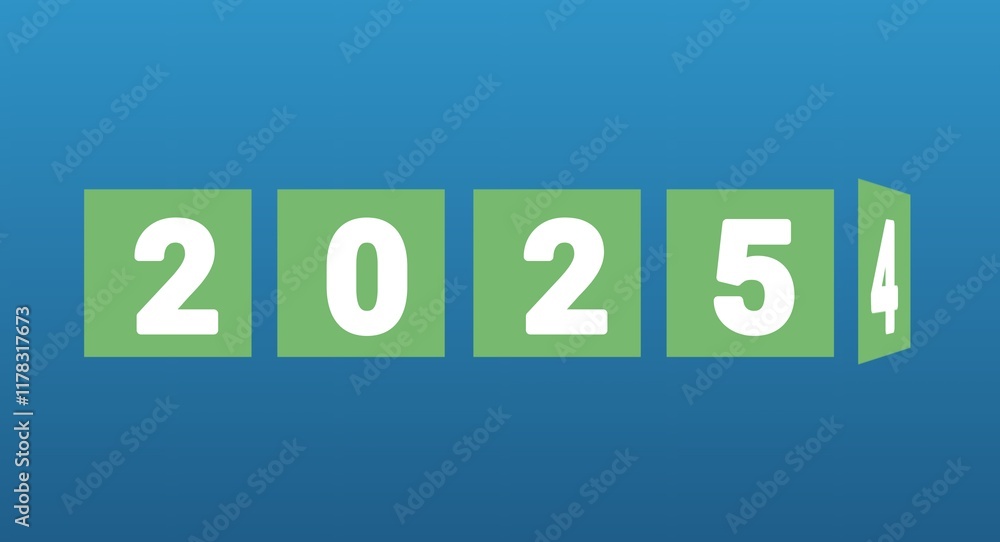New year change transition concept banner design illustration. 2024 to 2025 reveal idea background greeting card New year change transition concept banner design illustration. 2024 to 2025 reveal idea background greeting card