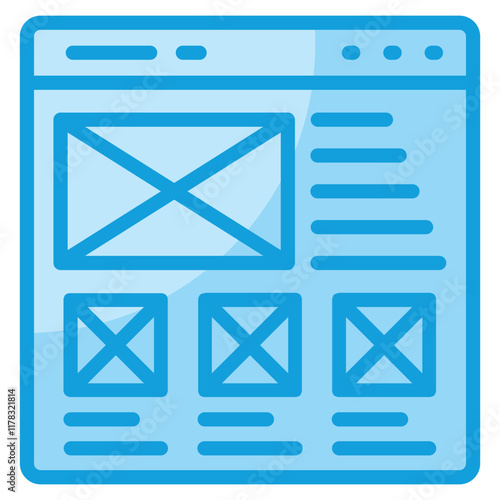 Wireframing Icon Element For Design