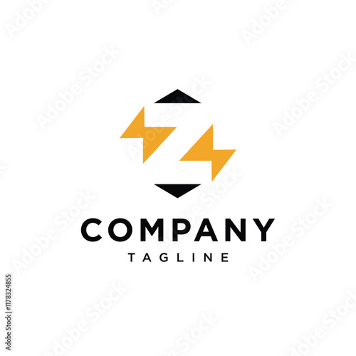 Letter Z Electrical Logo Icon vector