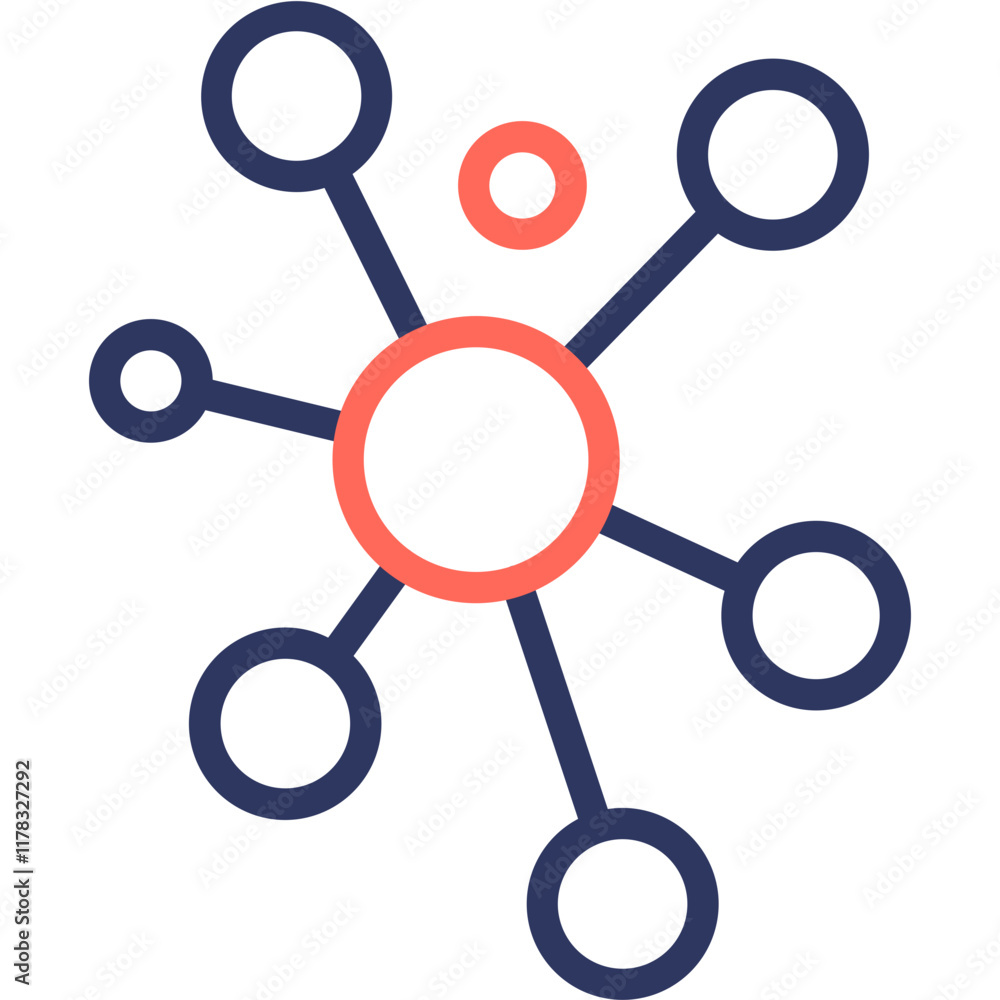 Antioxidants line color icon Antioxidants line color icon