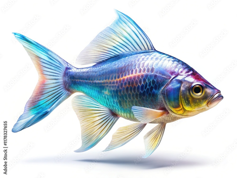 Transparent Fish, Isolated on White Background - High-Resolution Stock Photo Transparent Fish, Isolated on White Background - High-Resolution Stock Photo