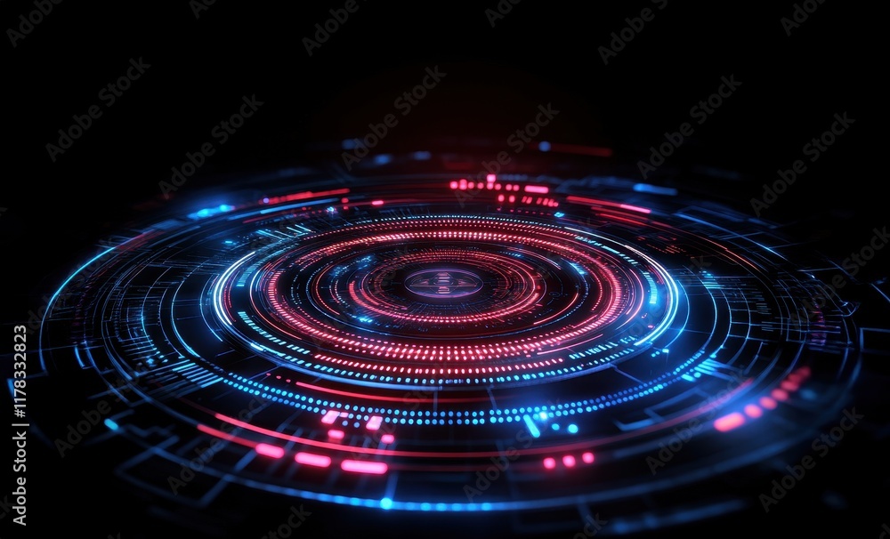 Futuristic digital interface design background. Futuristic digital interface design background.