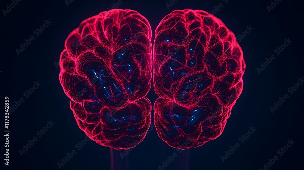 Intricate 3D Render of Intertwined Brain and Heart, Symbolizing the Connection Between Emotions and Intelligence in a Vivid and Captivating Visualization Intricate 3D Render of Intertwined Brain and Heart, Symbolizing the Connection Between Emotions and Intelligence in a Vivid and Captivating Visualization