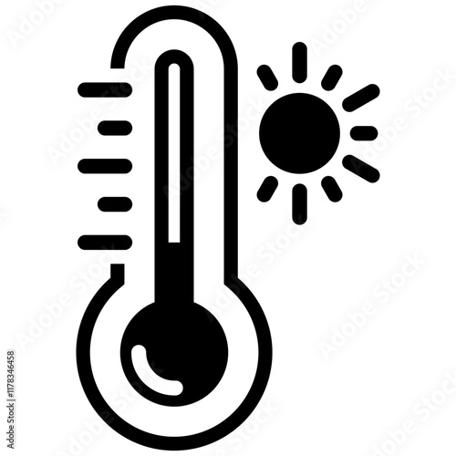 Hot Temperature Icon