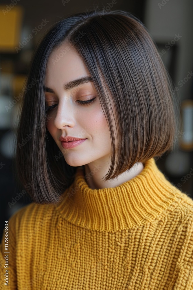 beautiful attractive woman with beautiful natural short hair beautiful attractive woman with beautiful natural short hair