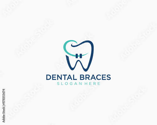 Dental braces logo
