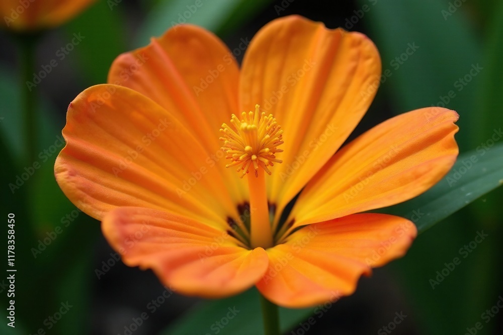 Flor de chuveirinho em p?talas delgadas, com detalhes de an?is na parte superior, plant detail, brasilean flora Flor de chuveirinho em p?talas delgadas, com detalhes de an?is na parte superior, plant detail, brasilean flora