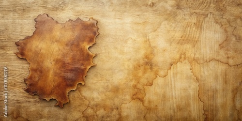 Wallpaper Mural Aged parchment texture with an irregular shaped leather inset, ideal for background designs or antique-themed projects Torontodigital.ca