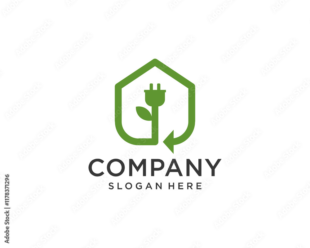 Natural energy house logo Natural energy house logo