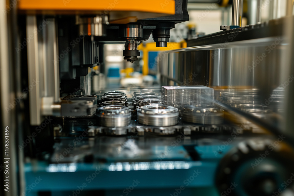 Industrial machinery and engineering mechanism with gears and cogs at work showcasing precision manufacturing technology
Industrial machinery and engineering mechanism with gears and cogs at work showcasing precision manufacturing technology