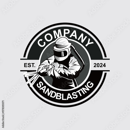 blasting logo , sand blasting logo photo