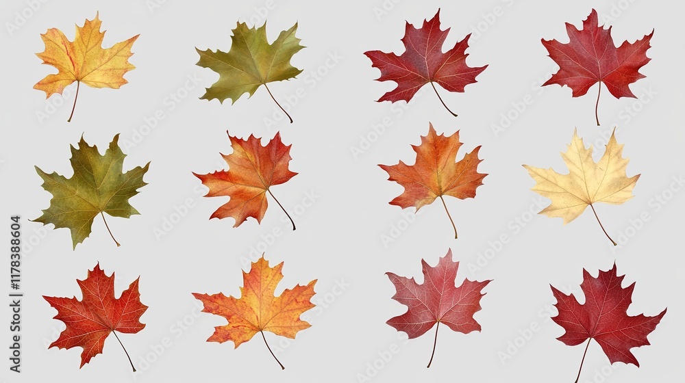 Graceful Autumn Maple Leaves Dancing in the Air, Capturing the Natural Flow and Movement Against a Transparent Background. Serene and Dynamic Fall Scene. Graceful Autumn Maple Leaves Dancing in the Air, Capturing the Natural Flow and Movement Against a Transparent Background. Serene and Dynamic Fall Scene.