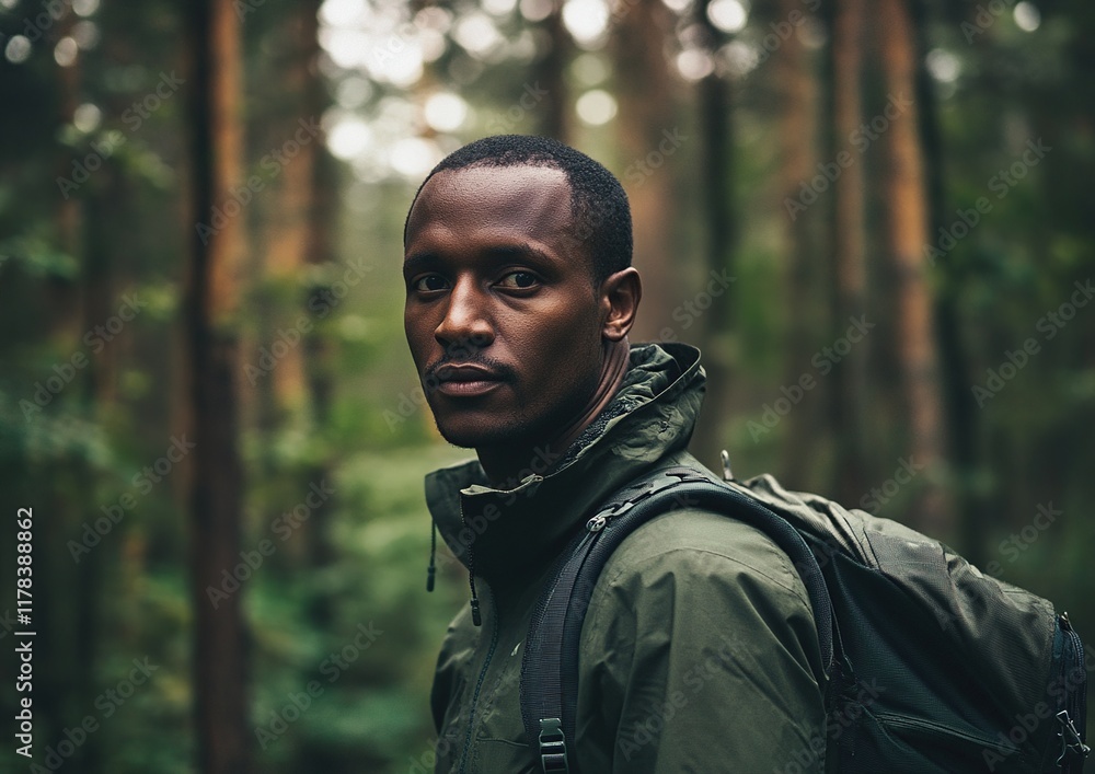 A Man's Journey Through Verdant Woods A Man's Journey Through Verdant Woods