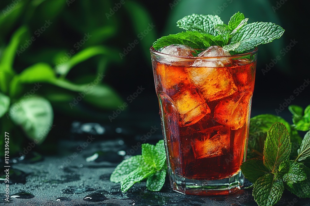 herbs ice tea herbs ice tea