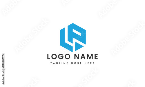 lp letter custom logo design