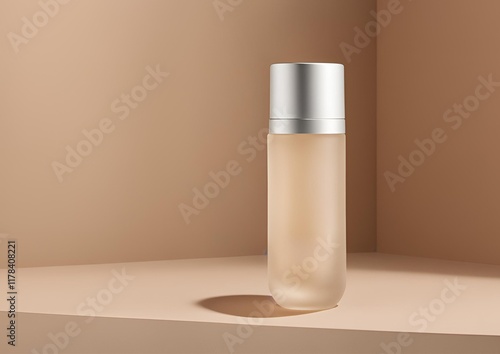 Mockup_1 (4961 x 3508 px) - skincare texture photography on a plain beige solid background
