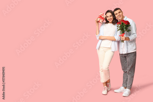 Loving young couple with gi...