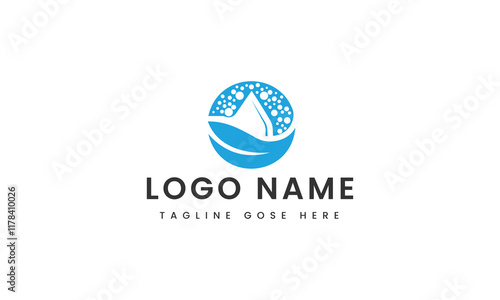  flat custom logo design