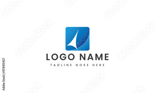 
abstract Branding letter a logo template design