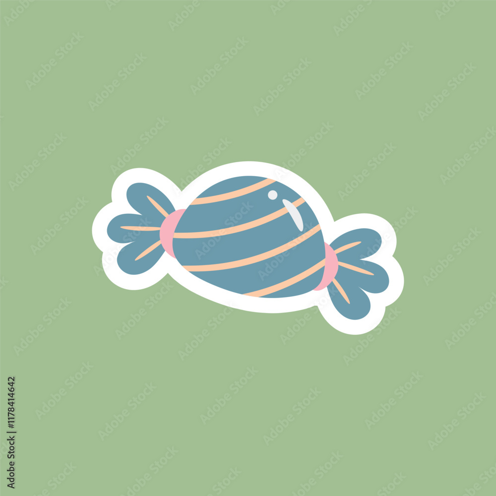 Obraz premium candy sticker icon