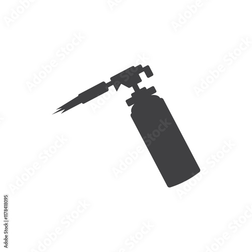 bottle gas welding icon vector element design