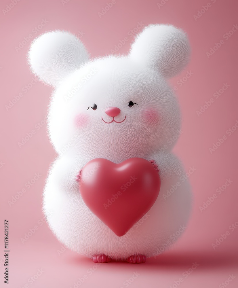 A whimsical giraffe cradles a vibrant heart, set against a soft pink backdrop, radiating love and joy perfect for Valentine's Day. A whimsical giraffe cradles a vibrant heart, set against a soft pink backdrop, radiating love and joy perfect for Valentine's Day.