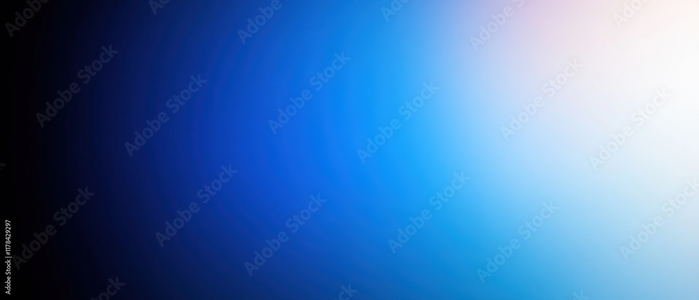 Fototapeta premium smooth gradient transitioning from deep royal blue to soft white creates calming atmosphere