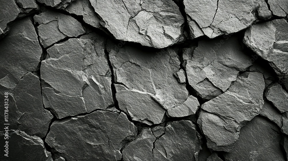Cracked dark grey stone rock texture background Cracked dark grey stone rock texture background