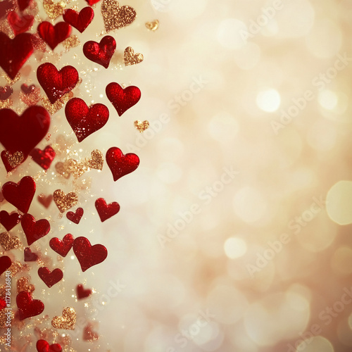 romantic love valentine day background for social media