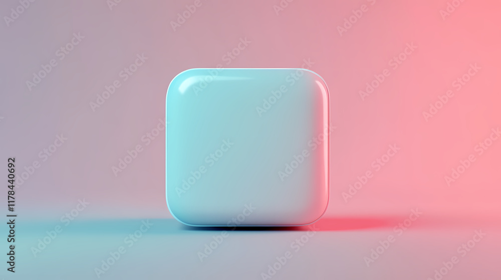 Modern art of floating cube Modern art of floating cube