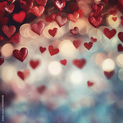romantic love valentine day background for social media