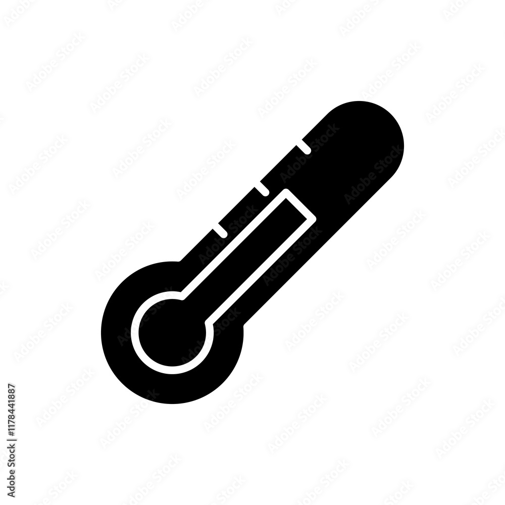 thermometer icon, modern vector isolated on white background. thermometer icon, modern vector isolated on white background.