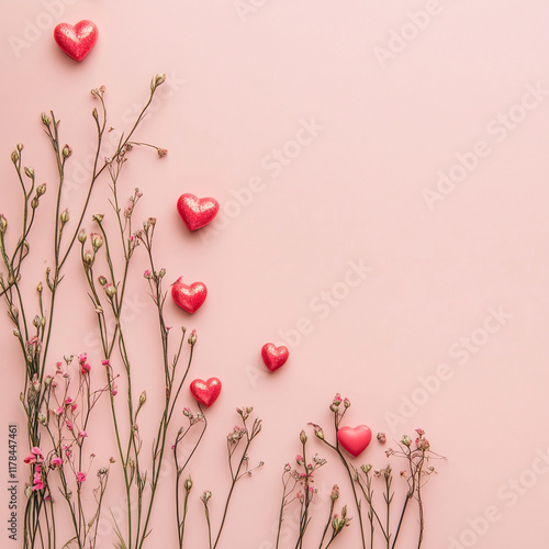 romantic love valentine day background for social media