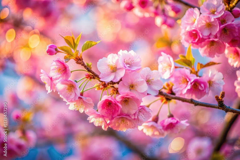 Cherry Blossoms High Depth of Field AI Photo Cherry Blossoms High Depth of Field AI Photo