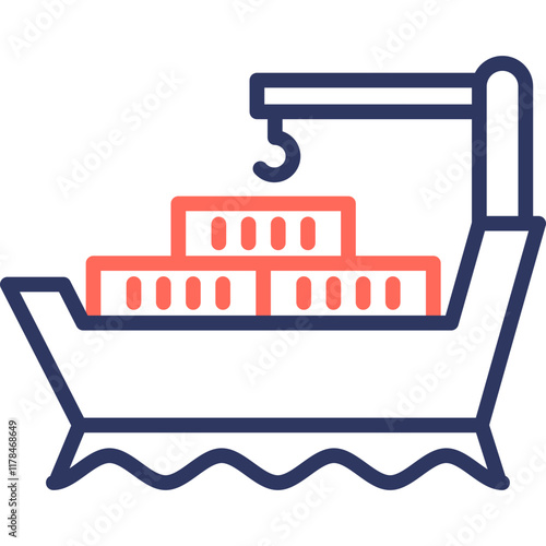 Ship Delivery Icon
