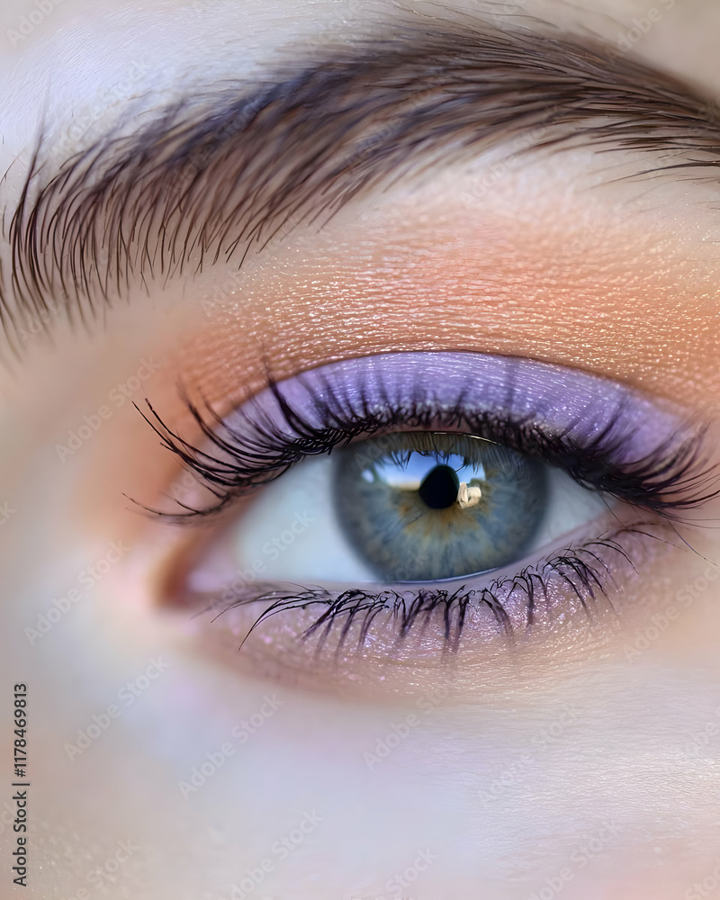 Eyeshadow Techniques: Peach & Lilac Blend Eyeshadow Techniques: Peach & Lilac Blend