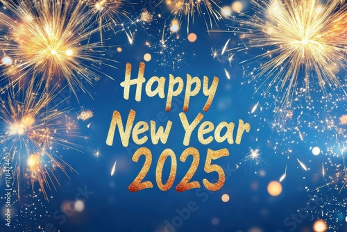 Wallpaper Mural New Year Celebration 2025 Worldwide Digital Art Festive Colorful Joyful Torontodigital.ca