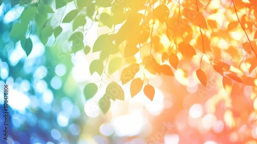 Colorful rainbow LGBTQ.