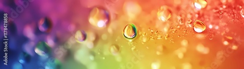 Colorful rainbow LGBTQ.