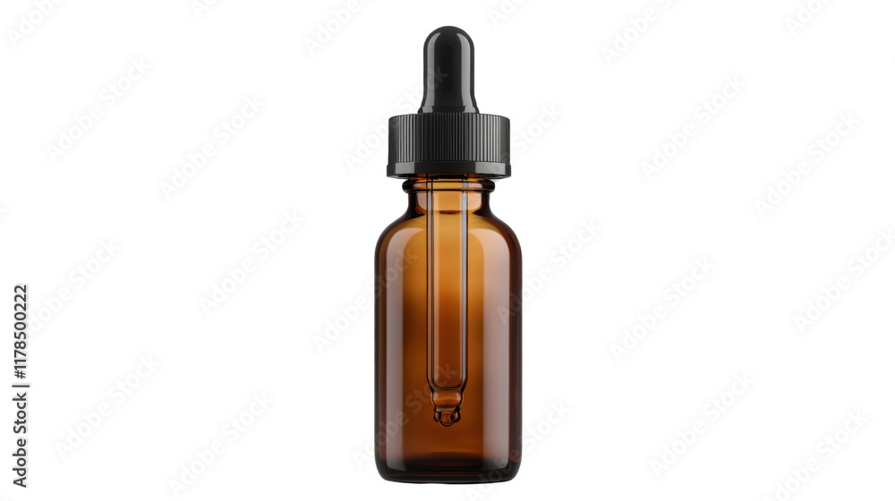 Naklejka premium Dropper bottle isolated on white background 