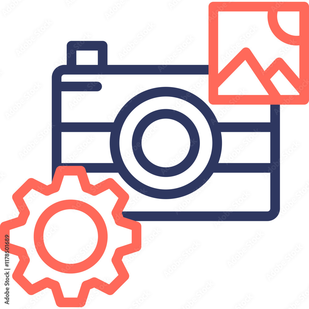 Photography Process Icon Photography Process Icon