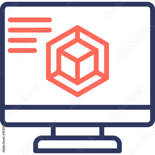 3D Modeling Icon Icon