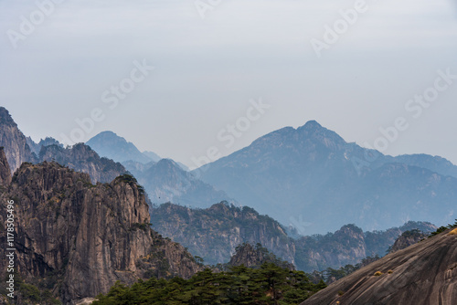 mountains and clouds
Huangshan, China photo