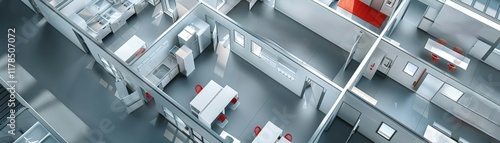 Create dynamic 3D models of emergency evacuation plans for hazardous workplaces, ensuring swift and orderly evacuations in case of emergencies