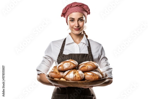 Bread baker adult food. photo